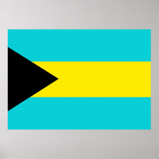 Bahamas Flagga Poster