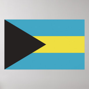 Bahamas Flagga Poster