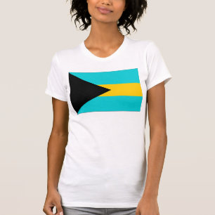 Bahamas flagga t-shirt