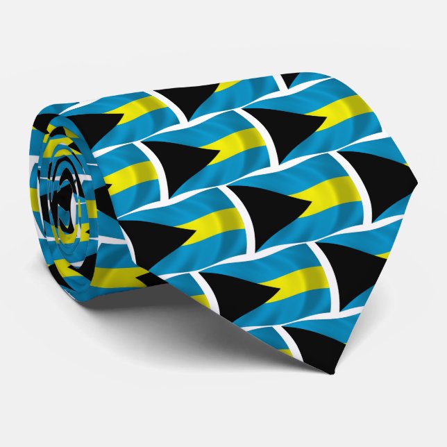 Bahamas-Flagga Tie Slips (Rullad)