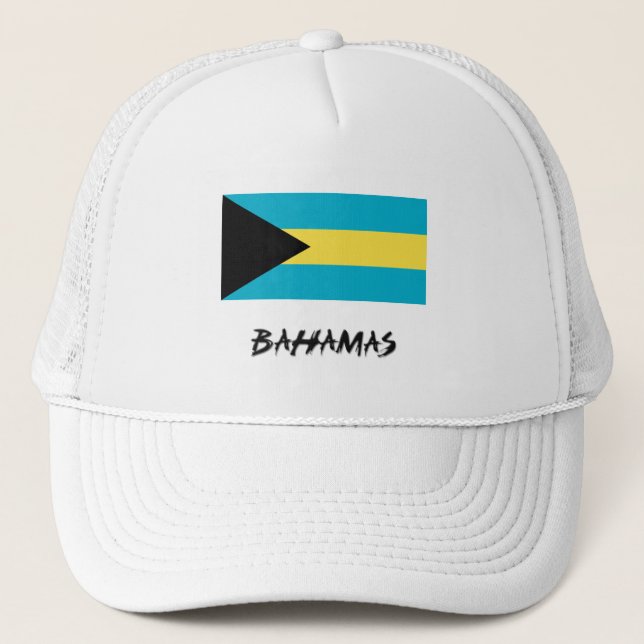 Bahamas flagga truckerkeps (Framsida)
