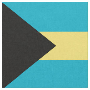 Bahamas flagga tyg