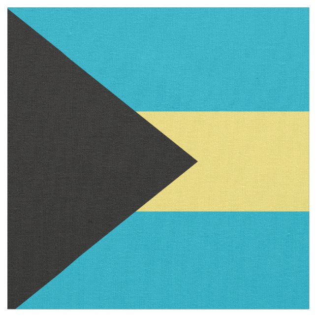 Bahamas flagga tyg (Närbild)