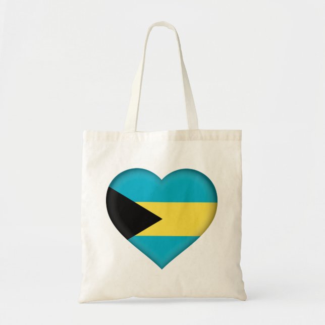 Bahamas flagga tygkasse (Framsidan)