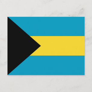Bahamas Flagga vykort
