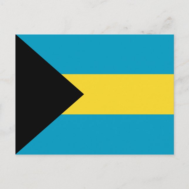 Bahamas Flagga vykort (Framsida)