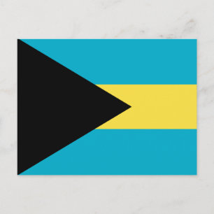 Bahamas Flagga vykort