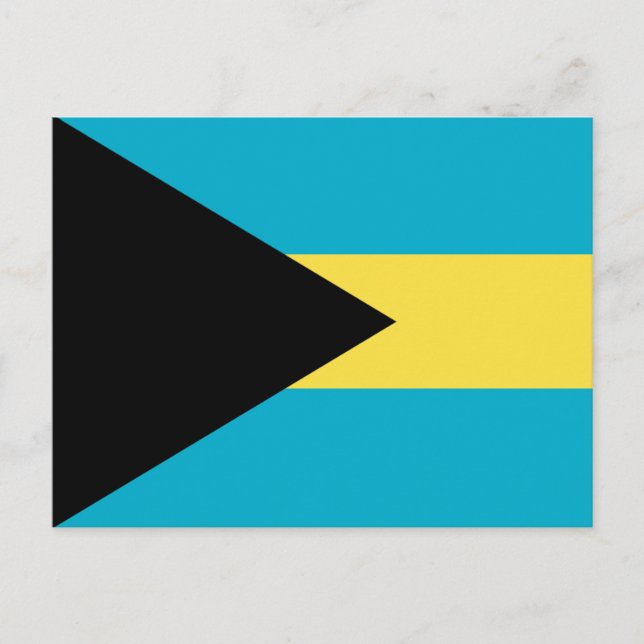 Bahamas Flagga vykort (Framsida)