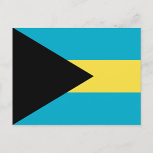 Bahamas Flagga vykort