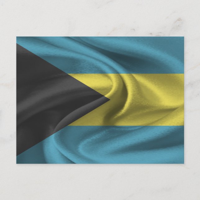 Bahamas Flagga Vykort (Framsida)