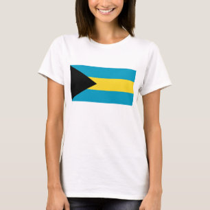 Bahamas Flagga x Karta T-Shirt