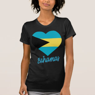 Bahamas flaggahjärta tröja