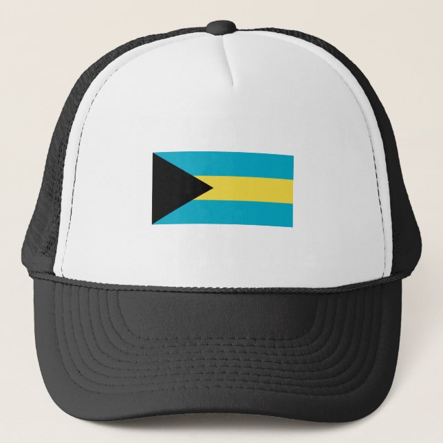 Bahamas FLAGGAinternationell Truckerkeps (Framsida)