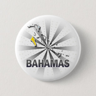 Bahamas flaggakarta 2,0 knapp
