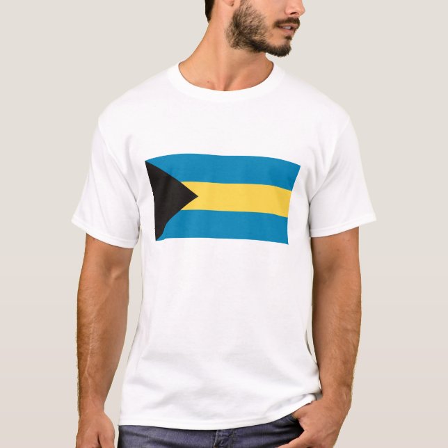Bahamas flaggaT-tröja T-shirt (Framsida)