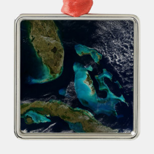 Bahamas, Florida och Kuba Julgransprydnad Metall