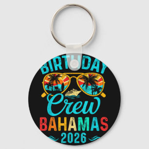 Bahamas födelsedags besättning semester 2026 famil nyckelring