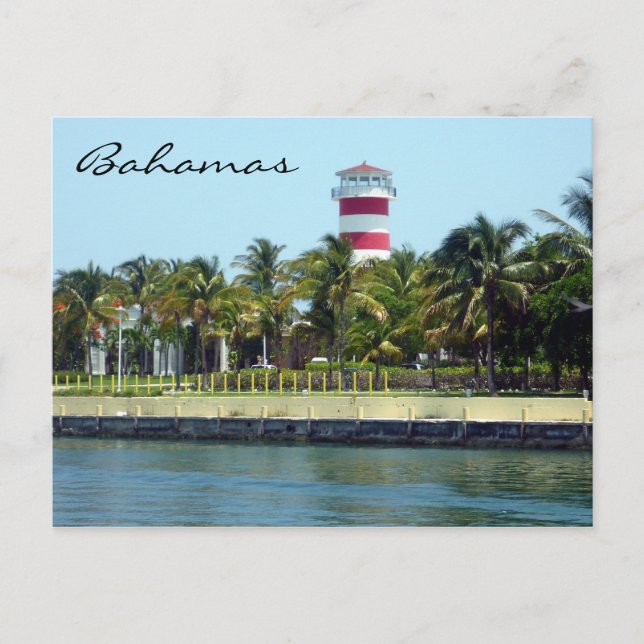 bahamas fyr vykort (Framsida)