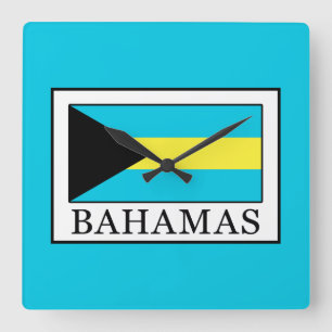 Bahamas Fyrkantig Klocka