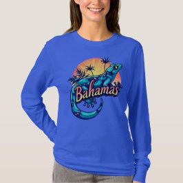 Bahamas Gecko Västindien T Shirt
