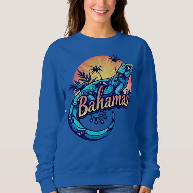 Bahamas Gecko Västindien T Shirt (Framsida)