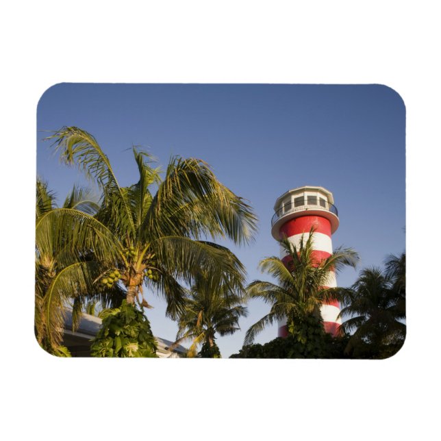 Bahamas, Grand Bahama Island, Freeport, Solnedgång Magnet (Horisontell)