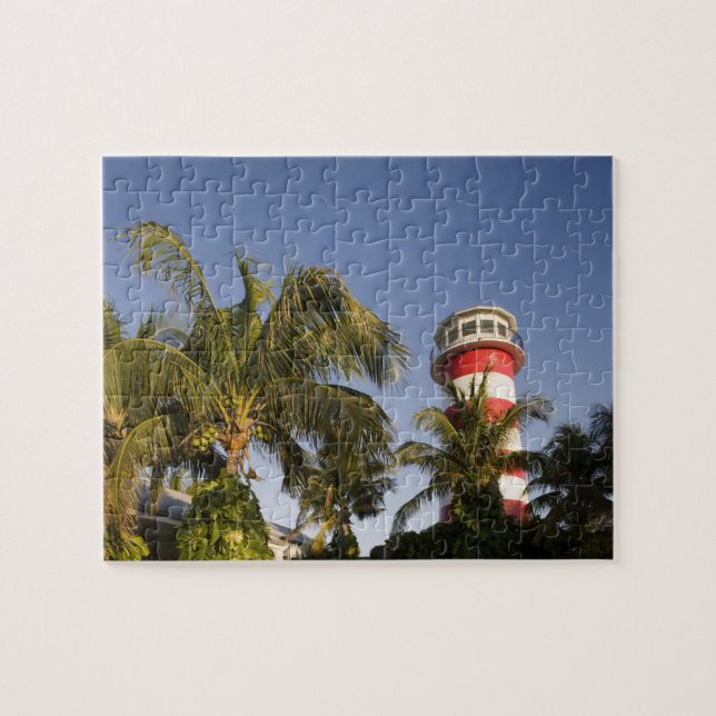 Bahamas, Grand Bahama Island, Freeport, Solnedgång Pussel (Horisontell)