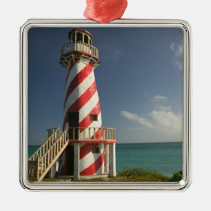 BAHAMAS, Grand Bahama Island, östra sidan: Stad Julgransprydnad Metall