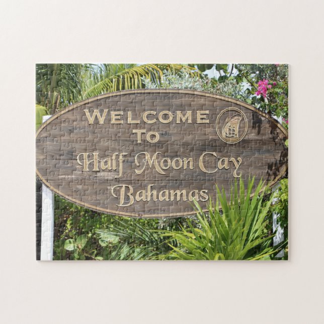 Bahamas Half Moon Cay. Pussel (Horisontell)
