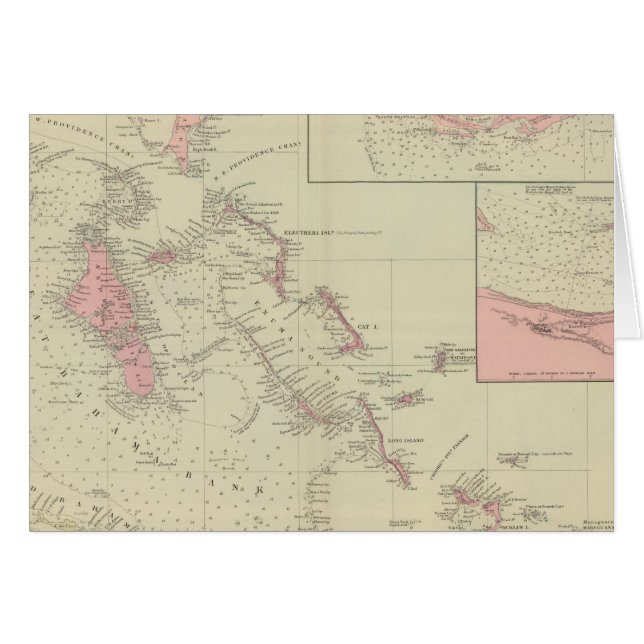 Bahamas Hälsningskort (Framsidan Horizontal)