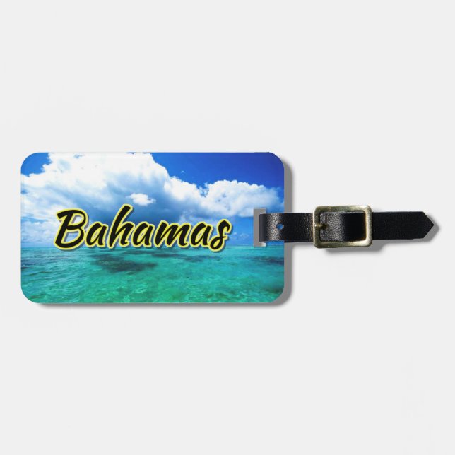 Bahamas-havet himlar bagagebricka (Horisontell Framsida)