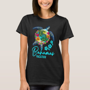 Bahamas Havssköldpadda Caribe Familjesemester Grup T Shirt