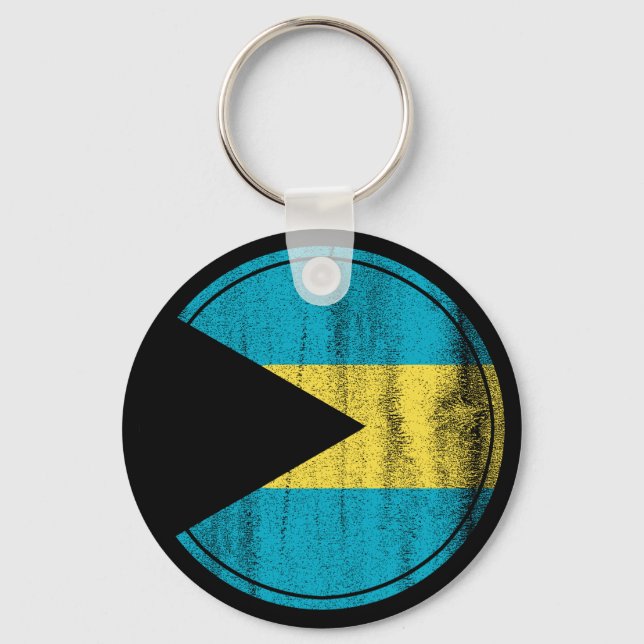 Bahamas Independence Bahamas Flagga Bahamian Nyckelring (Framsida)