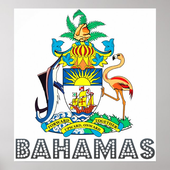 Bahamas Jackar om Arm Poster (Framsidan)
