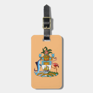 Bahamas Jackat av Arm - Marlin, Flamingo, Conch Bagagebricka