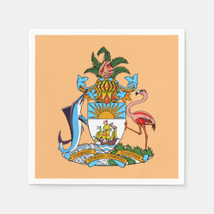 Bahamas Jackat av Arm - Marlin, Flamingo, Conch Pappersservett