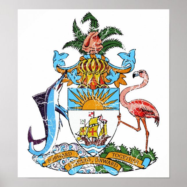 Bahamas Jackat av Arm Poster (Framsidan)