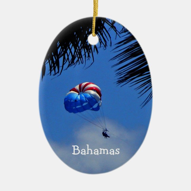 Bahamas Julgransprydnad Keramik (Framsidan)