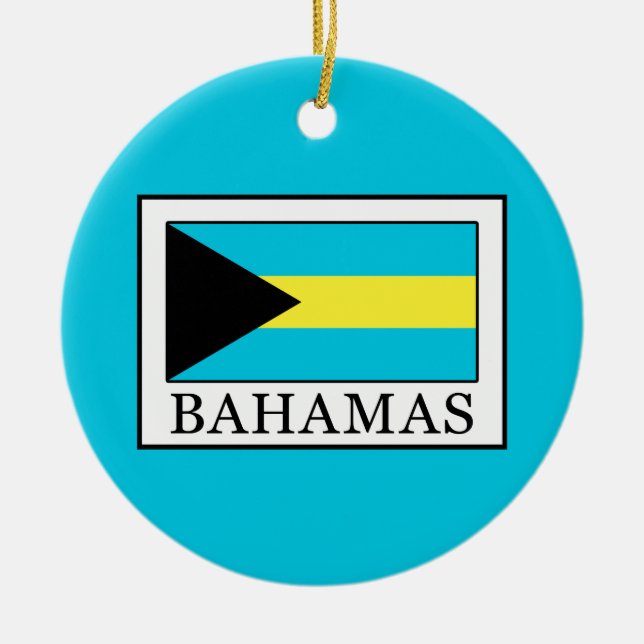 Bahamas Julgransprydnad Keramik (Framsidan)