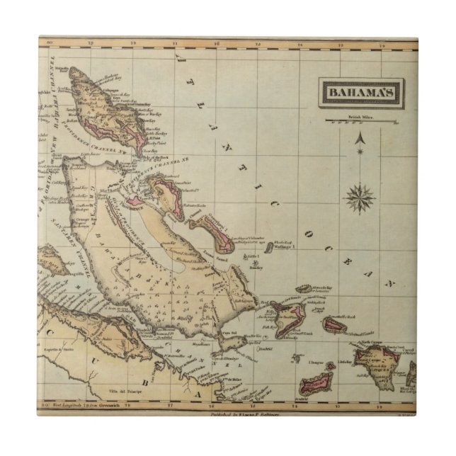 Bahamas Kakelplatta (Framsidan)