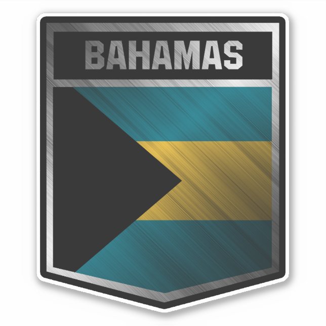 Bahamas Klistermärken (Framsida)