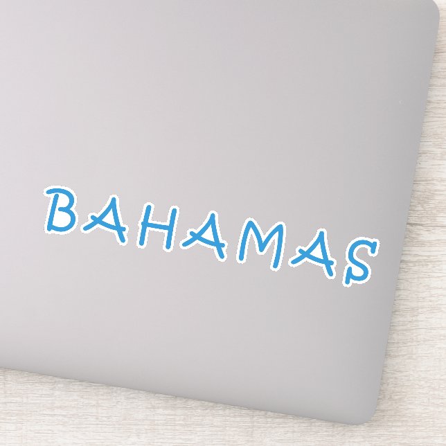 Bahamas Klistermärken (Detalj)