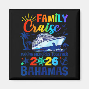 Bahamas-kryssning 2026 Familj Vänner Grafisk Konst Magnet