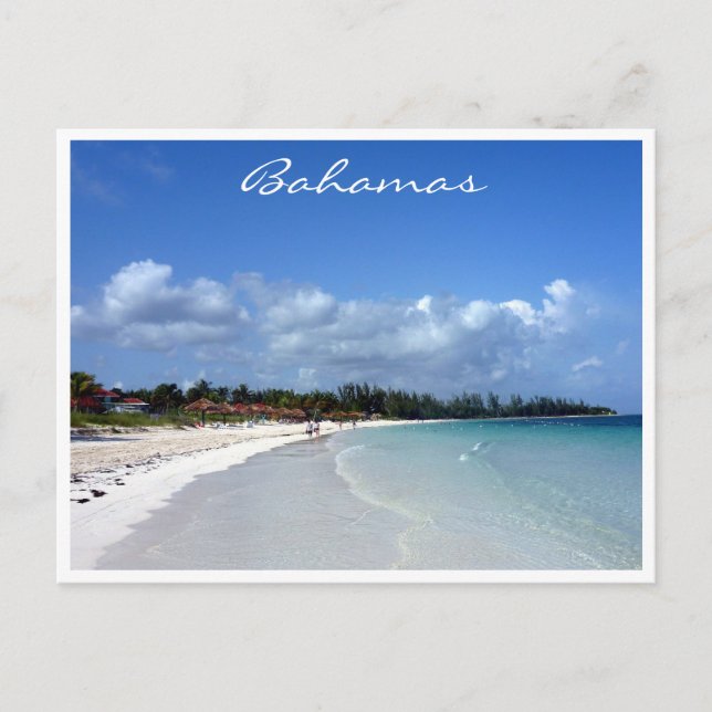 bahamas kusten gräns vykort (Framsida)