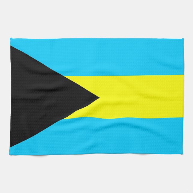 bahamas land flagga towel kökshandduk (Horisontell)
