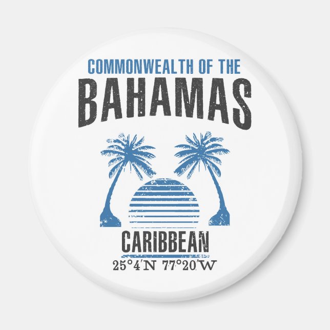 Bahamas Magnet (Framsidan)