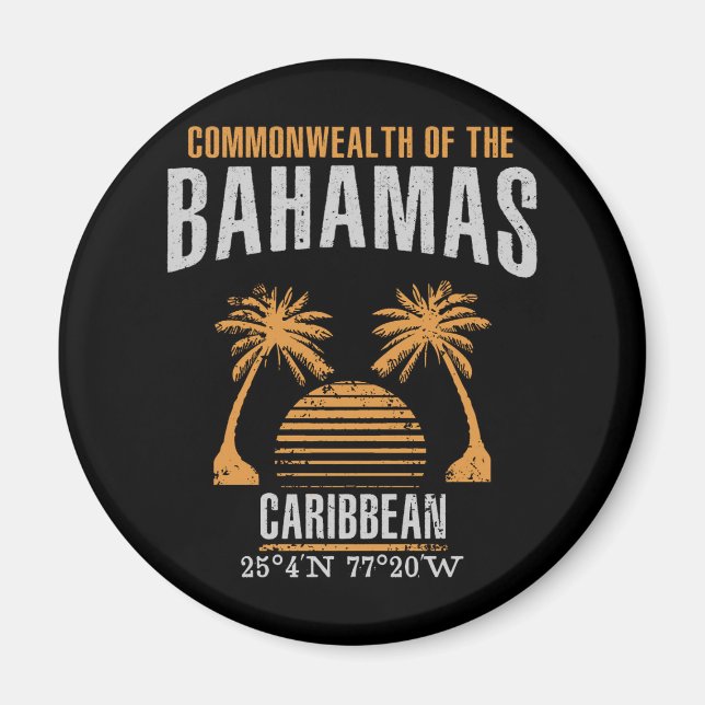 Bahamas Magnet (Framsidan)