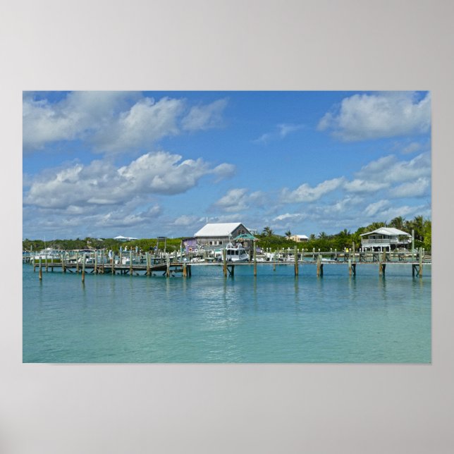 Bahamas Marina, Great Abaco Island Poster (Framsidan)