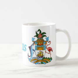 Bahamas med Jackande av Arm (Karibiska paradiset) Kaffemugg