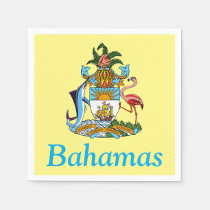 Bahamas med Jackande av Arm (Karibiska paradiset) Pappersservett